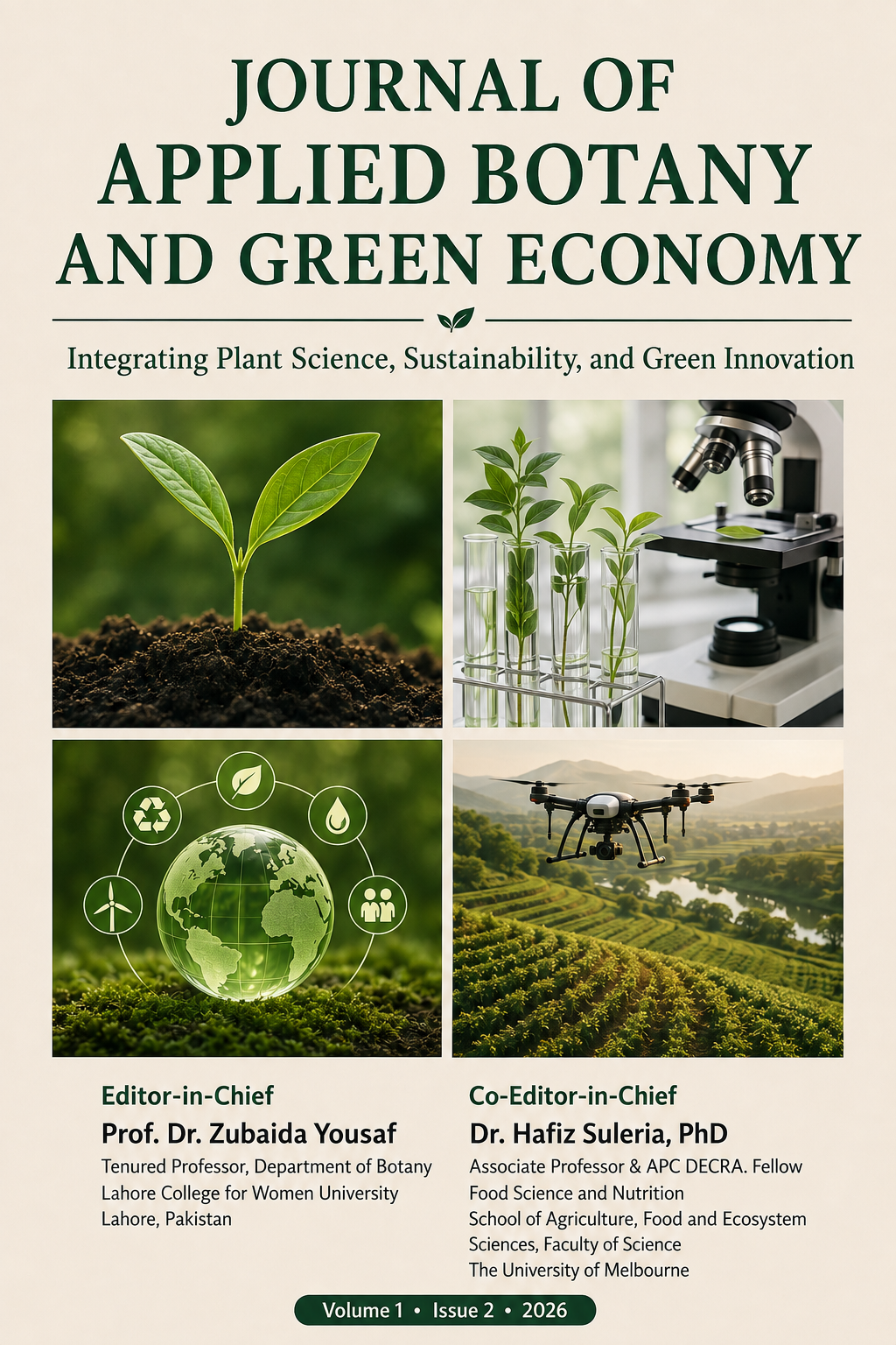 					View Vol. 1 No. 2 (2026): Journal of Applied Botany and Green Economy
				