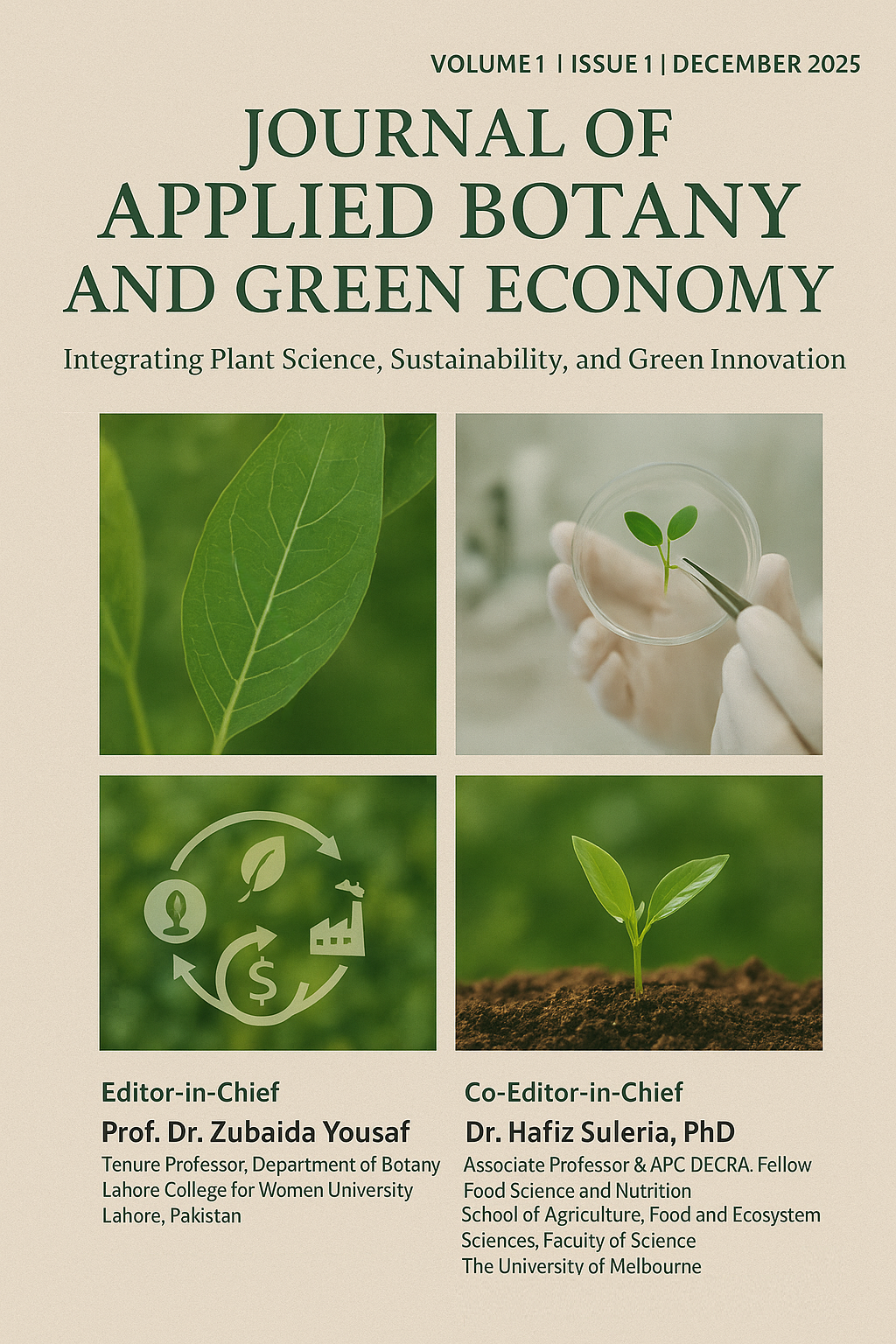 Journal of Applied Botany and Green Economy